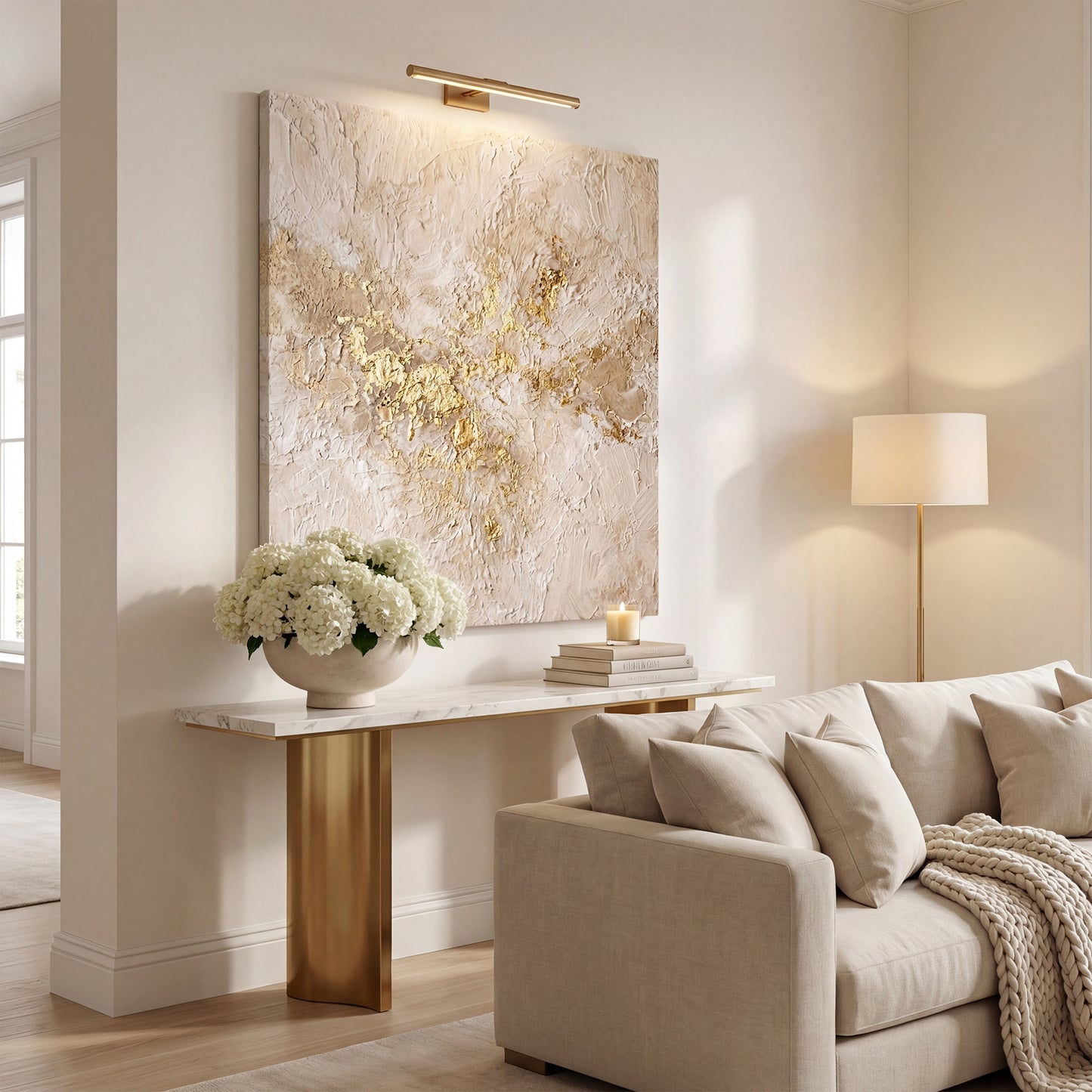 Cream & Gold Plaster