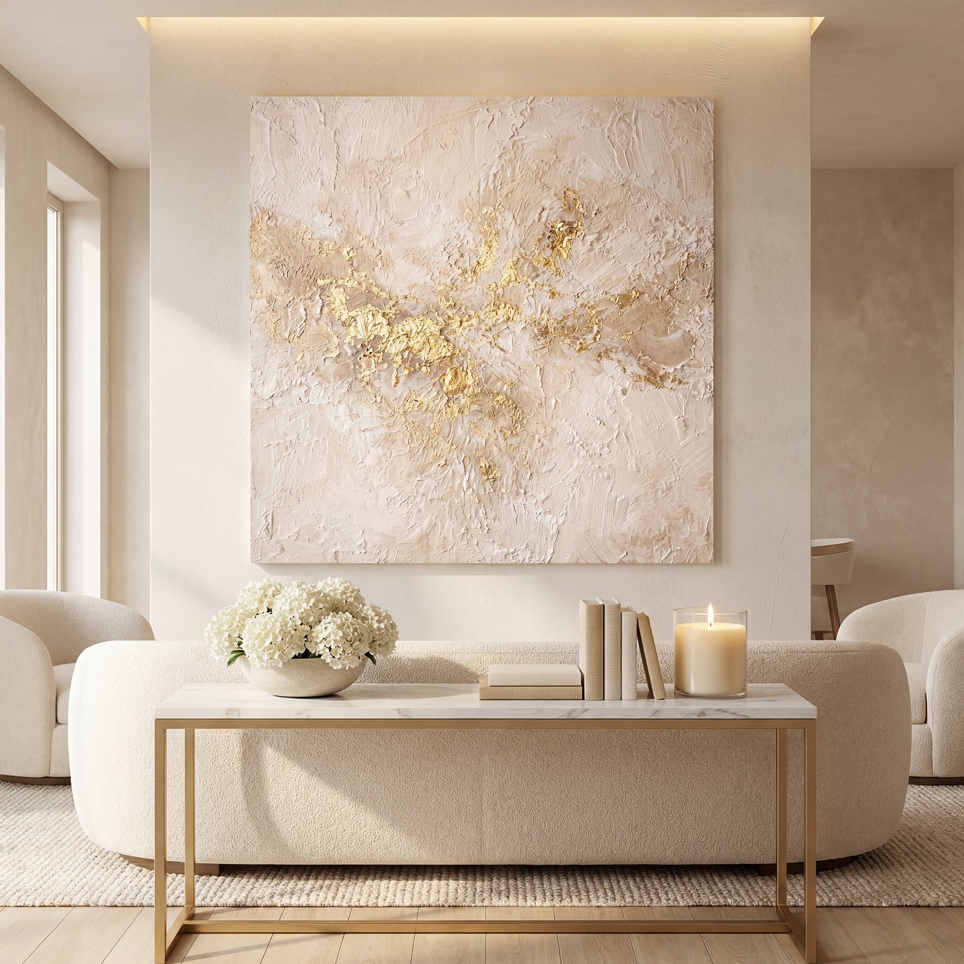 Cream & Gold Plaster