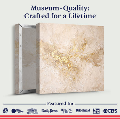 Cream & Gold Plaster