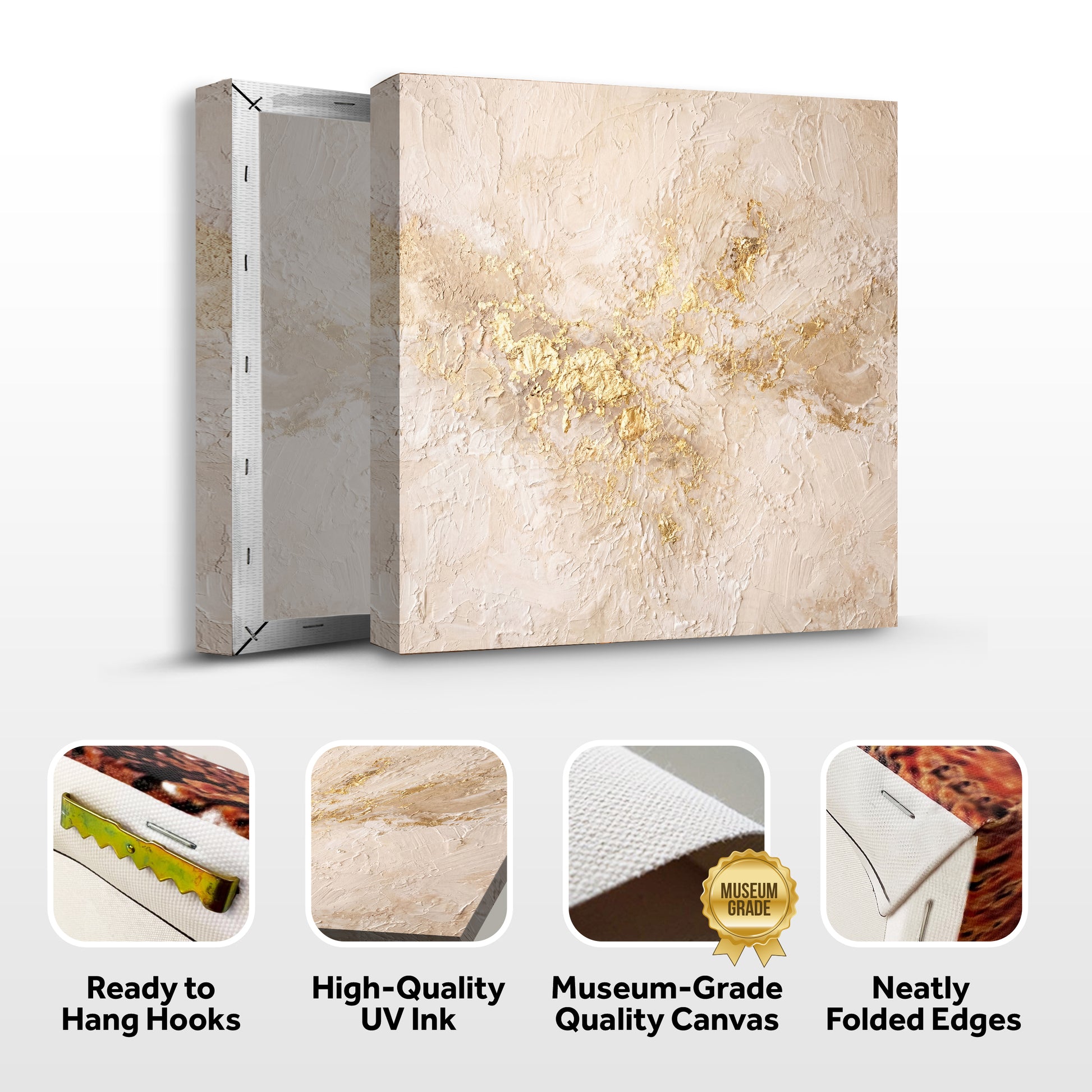 Cream & Gold Plaster