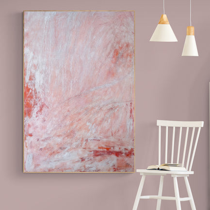 Canvas Print: "Crimson Veil"