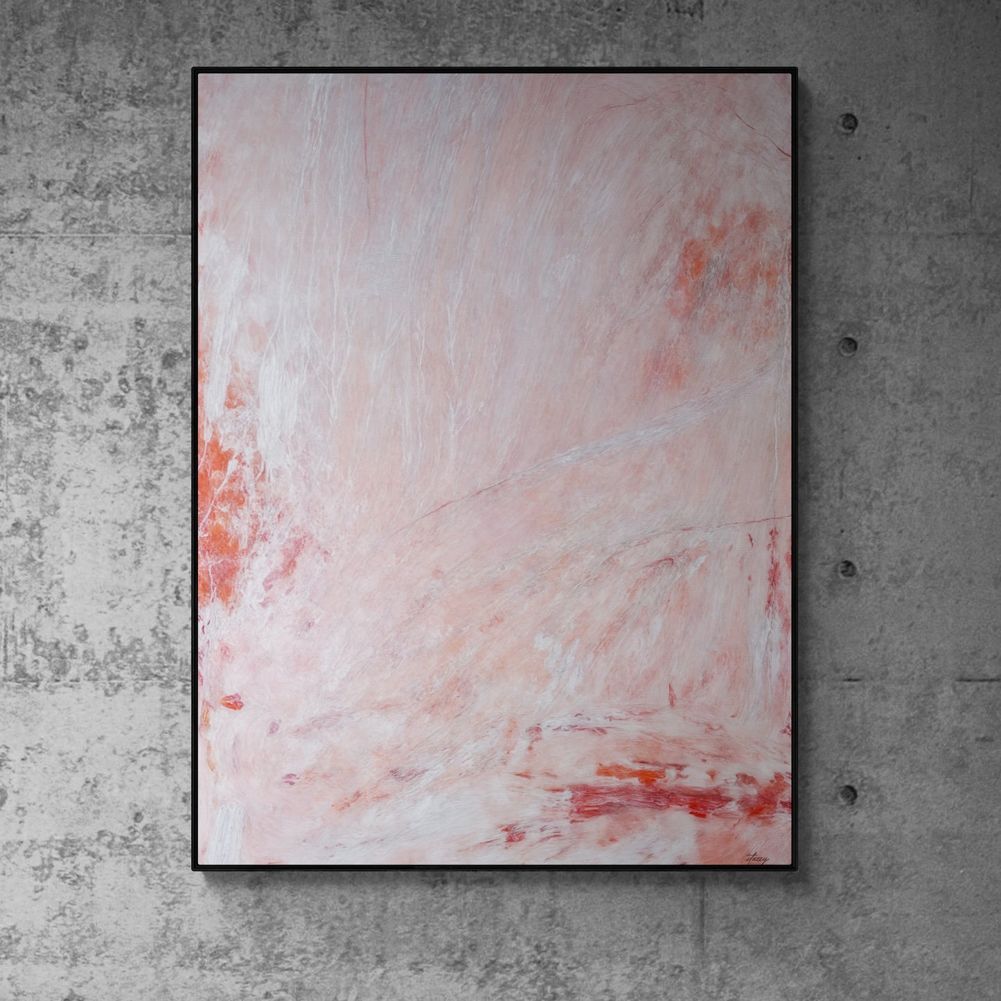 Canvas Print: "Crimson Veil"