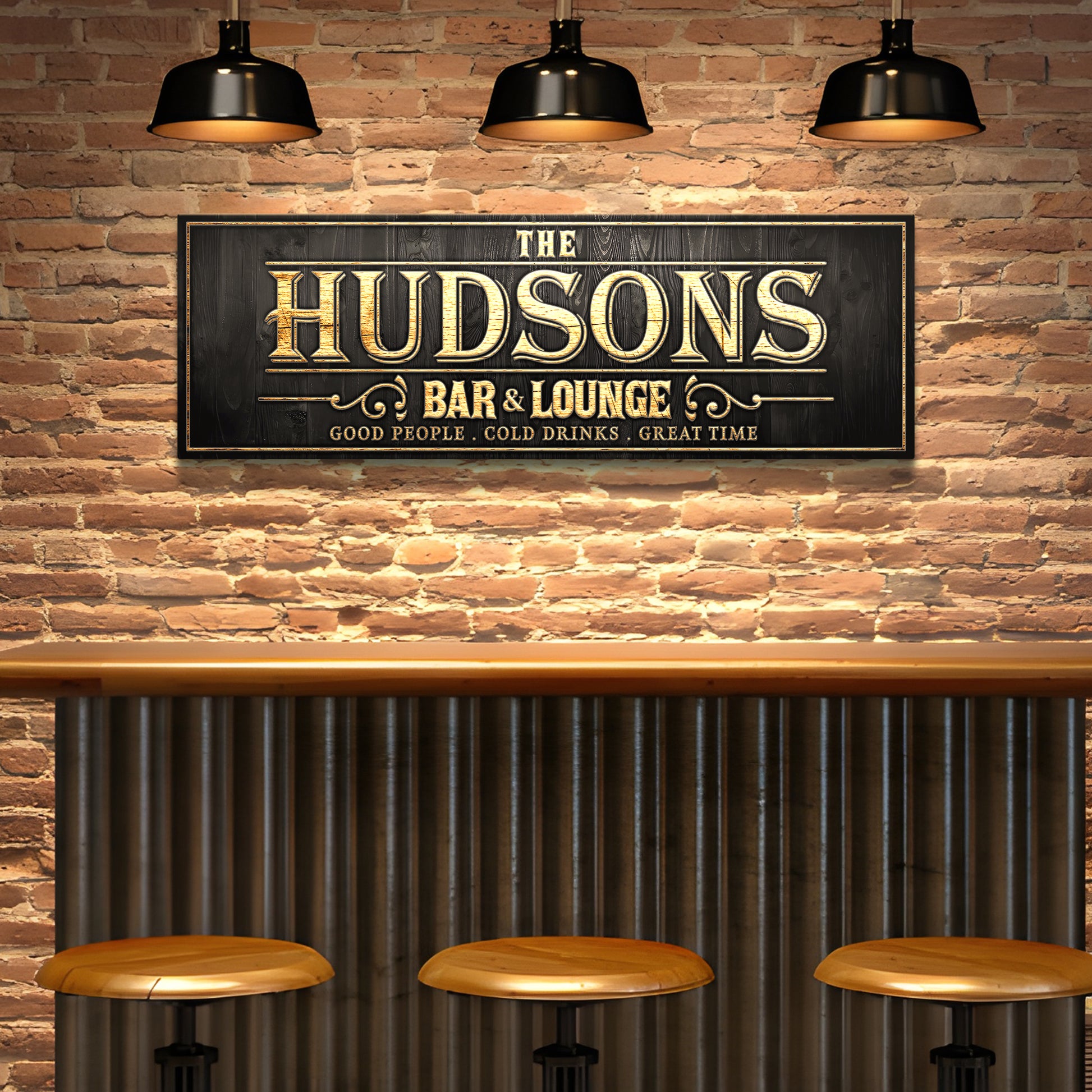Custom Bar Sign II Style 2 - Image by Tailored Canvases