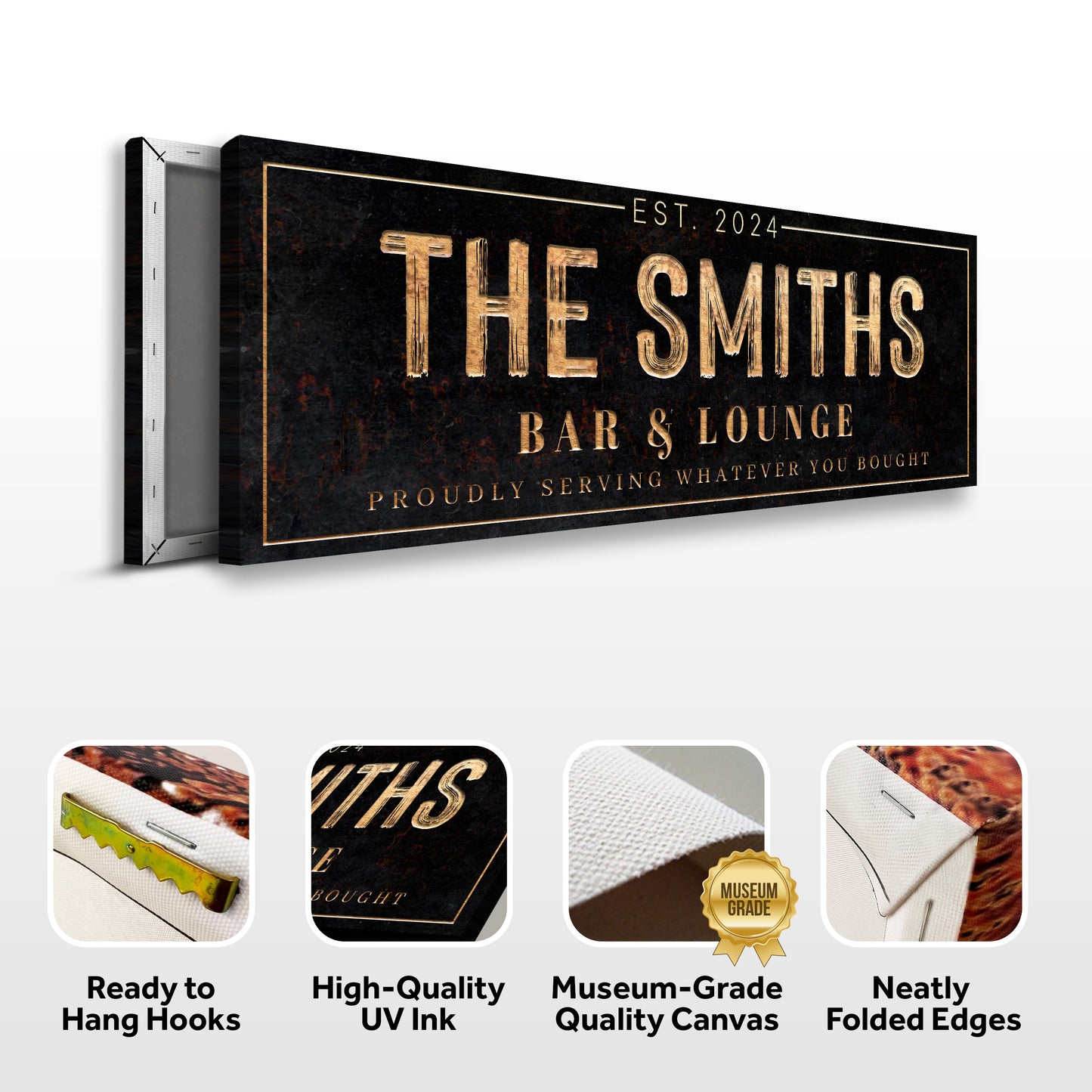 Custom Bar & Lounge Sign Specs - Image by Tailored Canvases