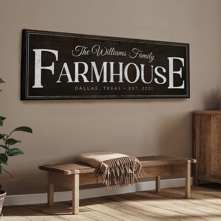 Custom Vintage Rust Farmhouse Sign III - Image by Tailored Canvases