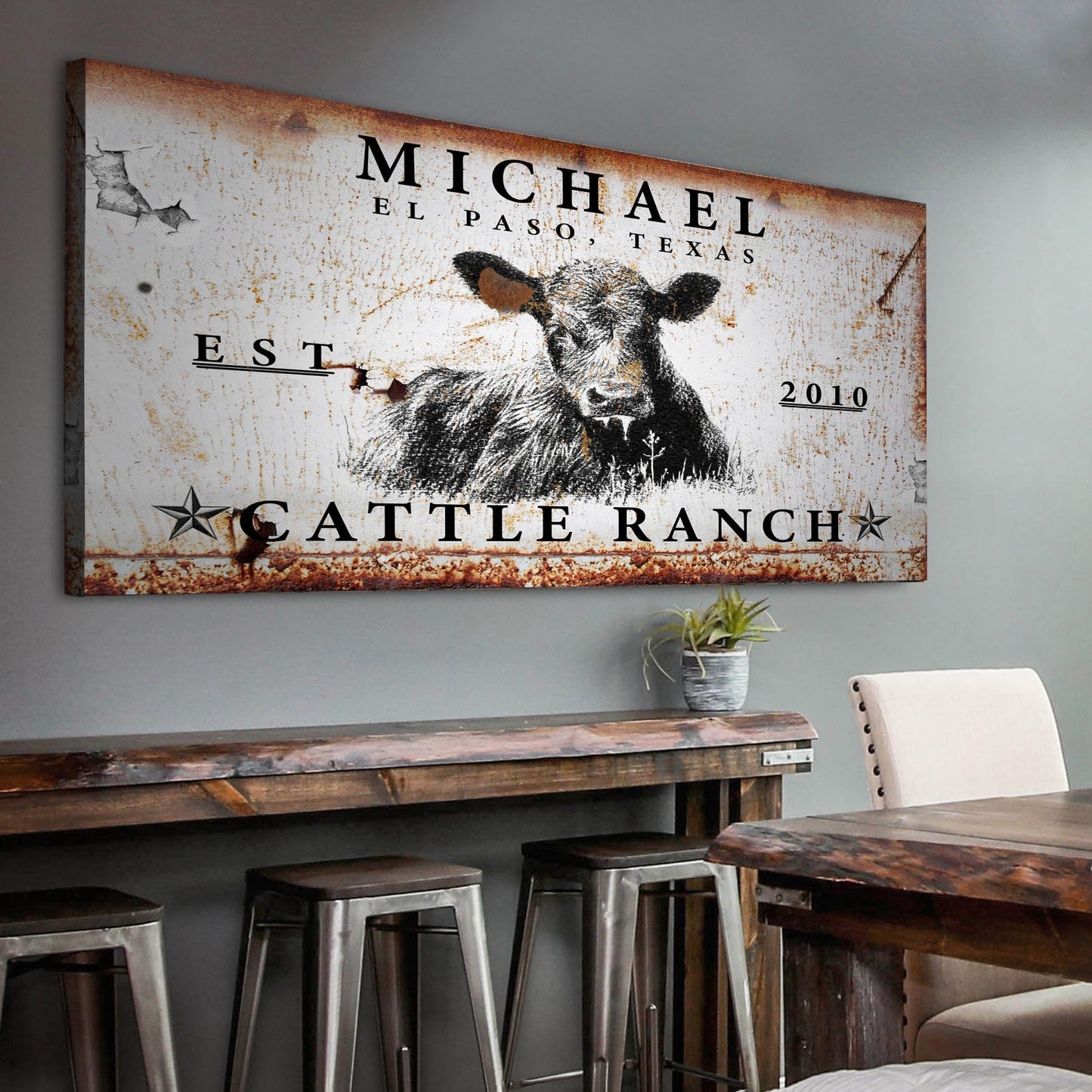 Cattle Ranch Sign (Free Shipping)