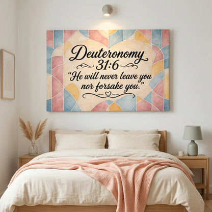 He Will Never Leave You Nor Forsake You – Deuteronomy 31:6