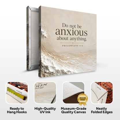Do Not Be Anxious About Anything - Philippians 4:6