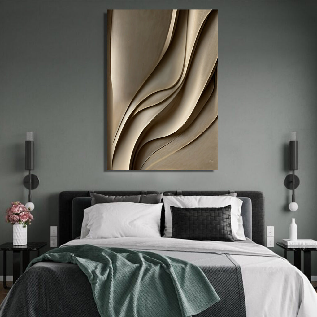 Canvas Print: "Drifted Elegance"