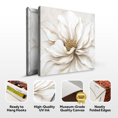 White And Gold Flower