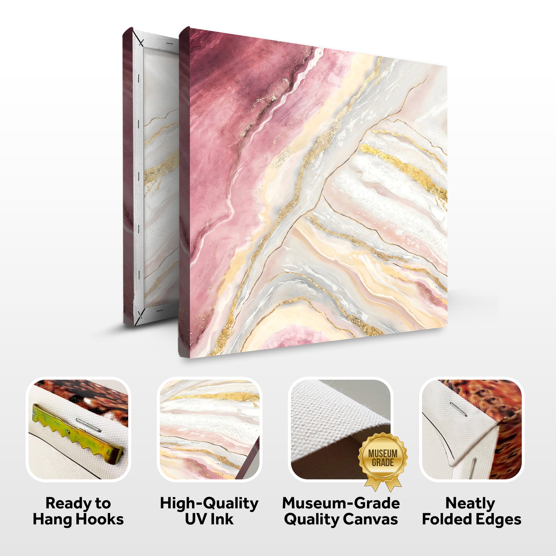 Blush & Gold Marble Elegance