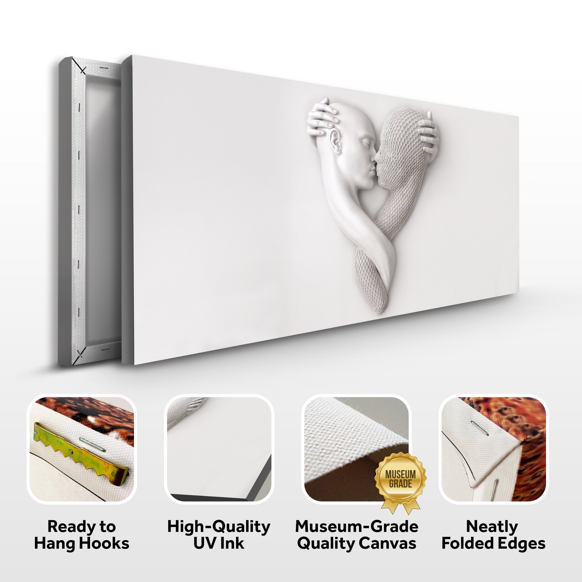 Eternal Love Figure Abstract Wall Art VI