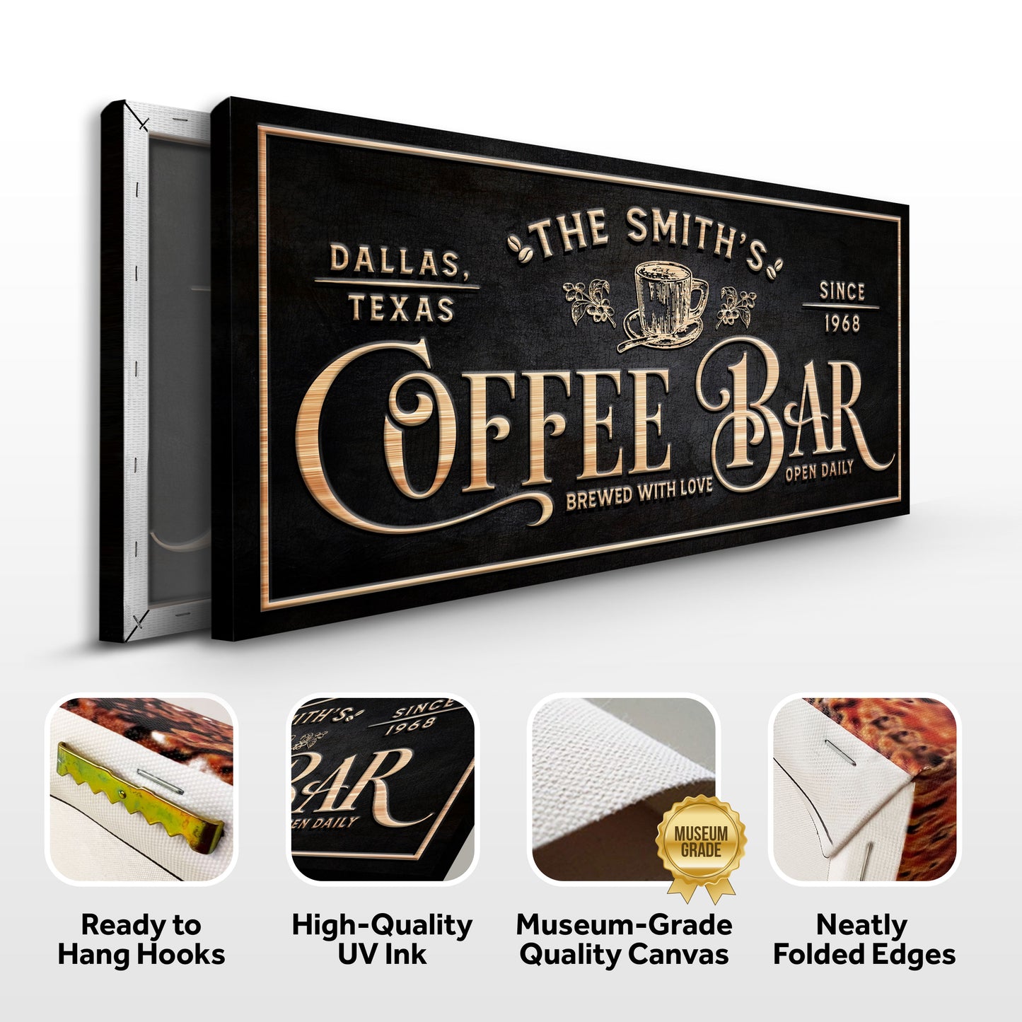 Personalized Coffee Bar Sign II