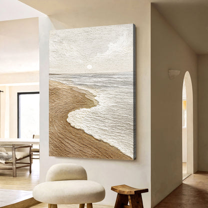 Calm Shoreline Abstract Wall Art