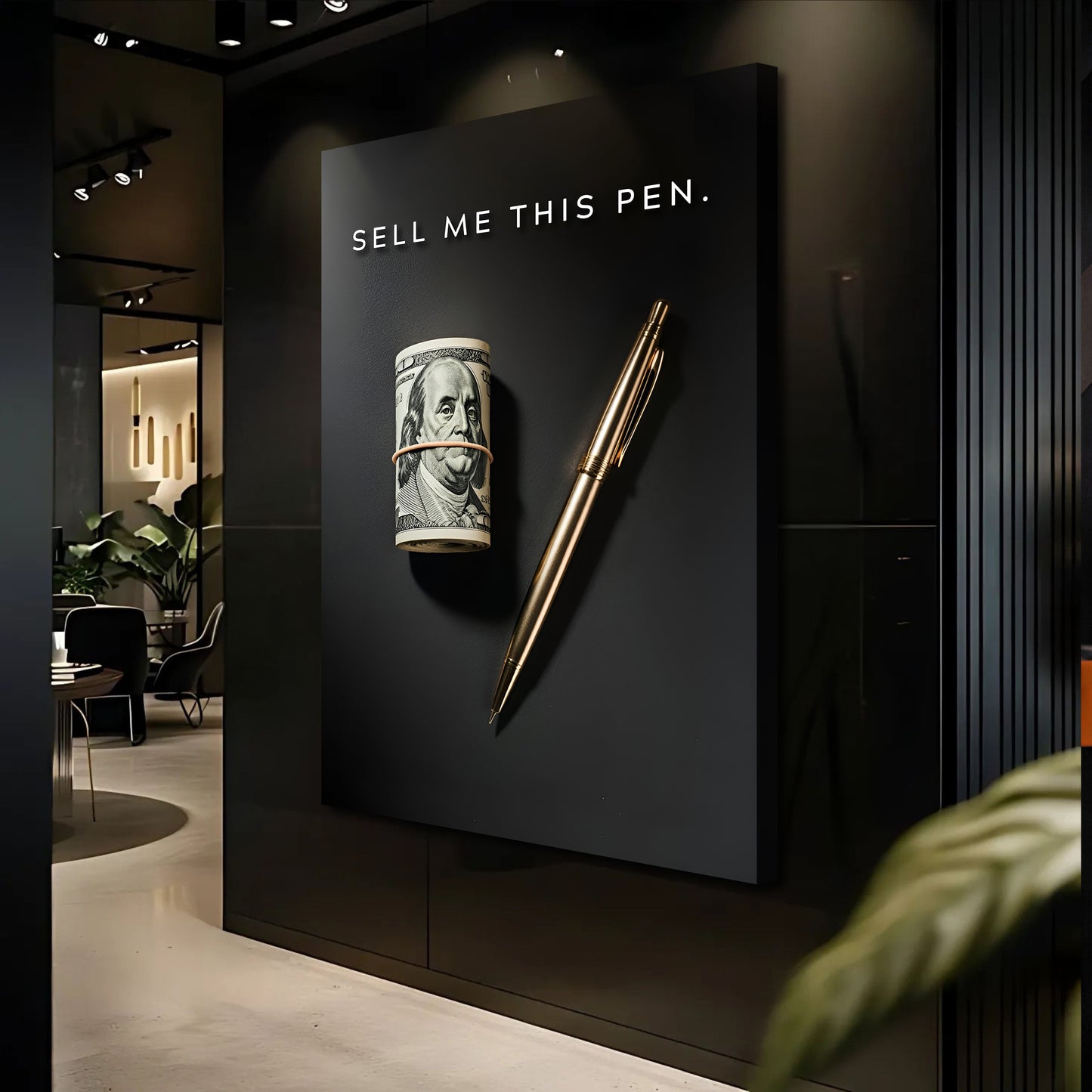 Sell Me This Pen Wall Sign