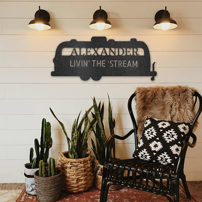 Airstream Monogram - Steel Sign
