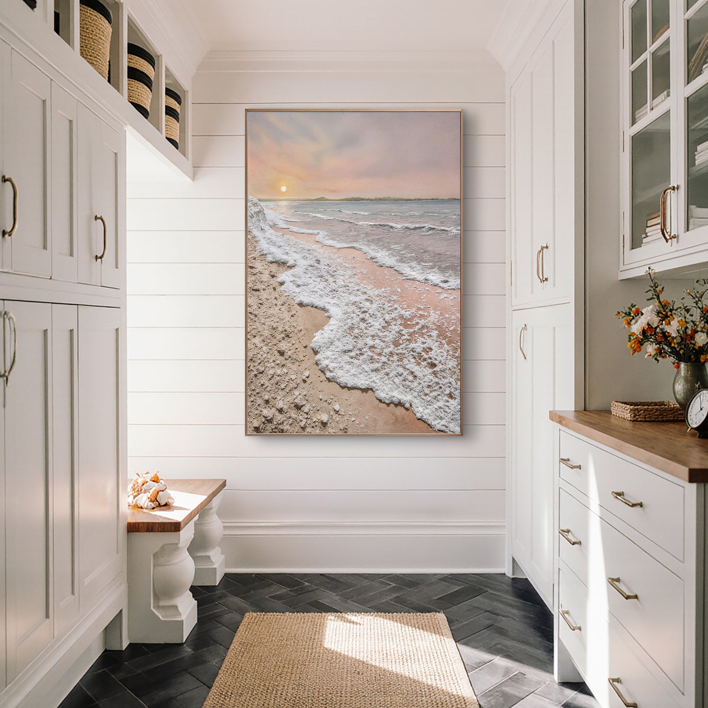 Pastel Waves Abstract Wall Art II