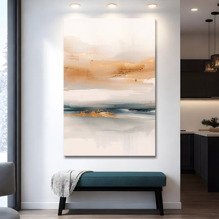 Mild Horizon Abstract  Wall Art