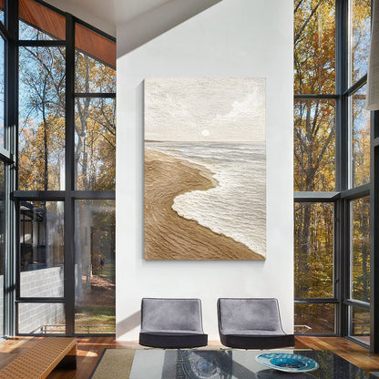 Calm Shoreline Abstract Wall Art