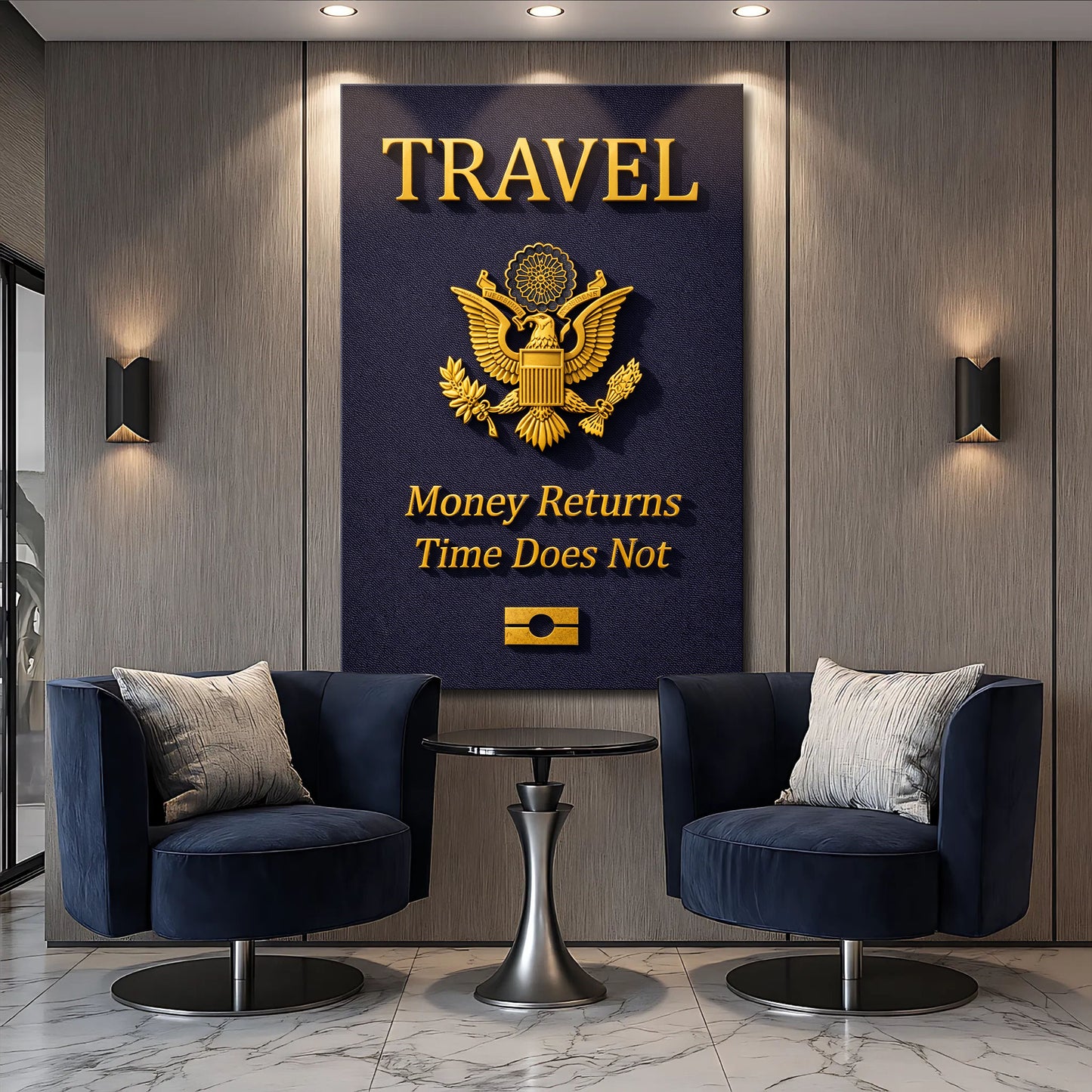 Travel Passport Wall Sign