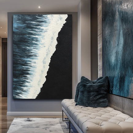 The Seaside Seascape Abstract Wall Art