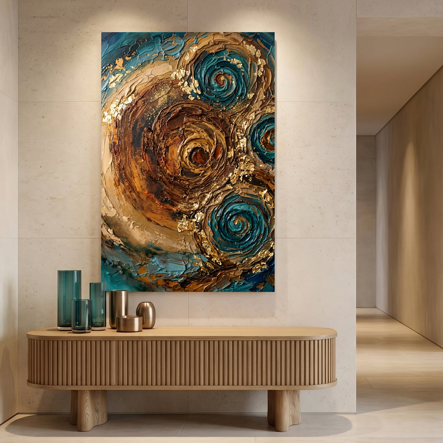 Earth Tone Swirl