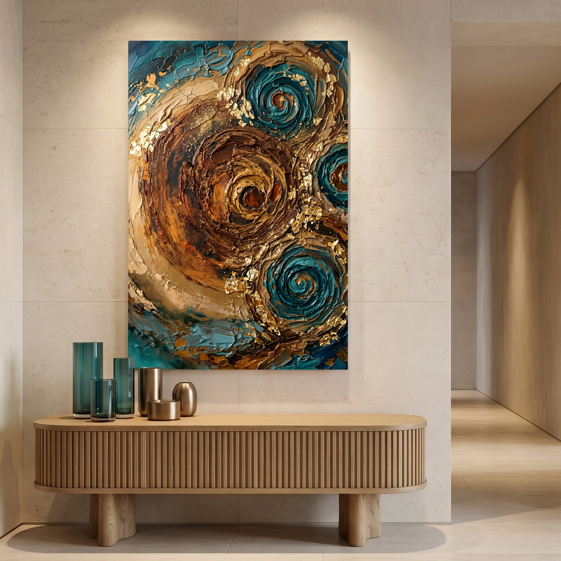 Earth Tone Swirl