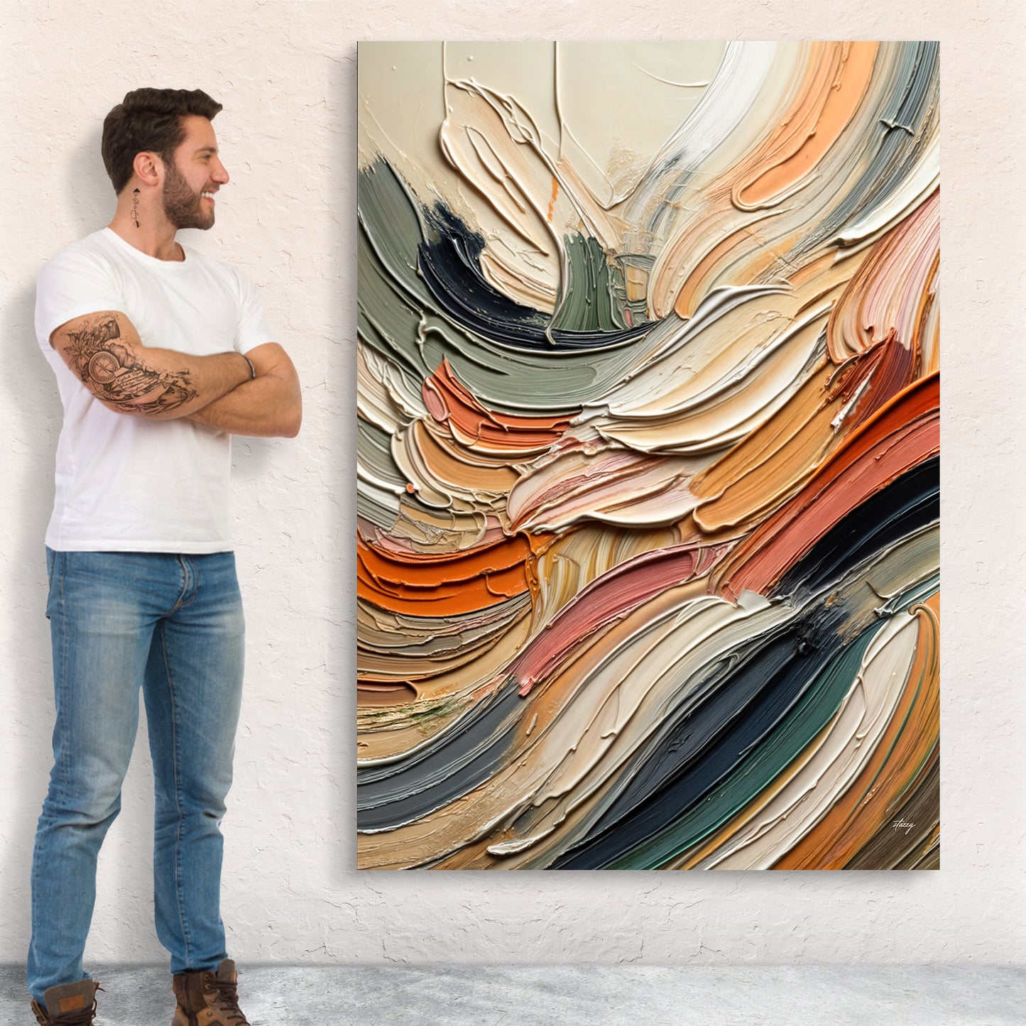 Canvas Print: "Earthen Strata"