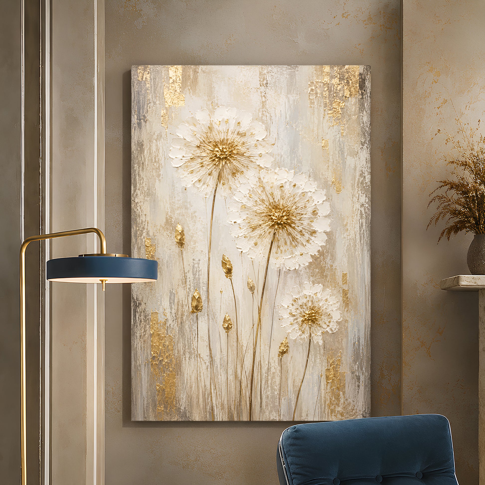 Elegant Golden Dandelions