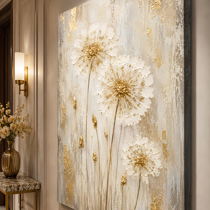 Elegant Golden Dandelions