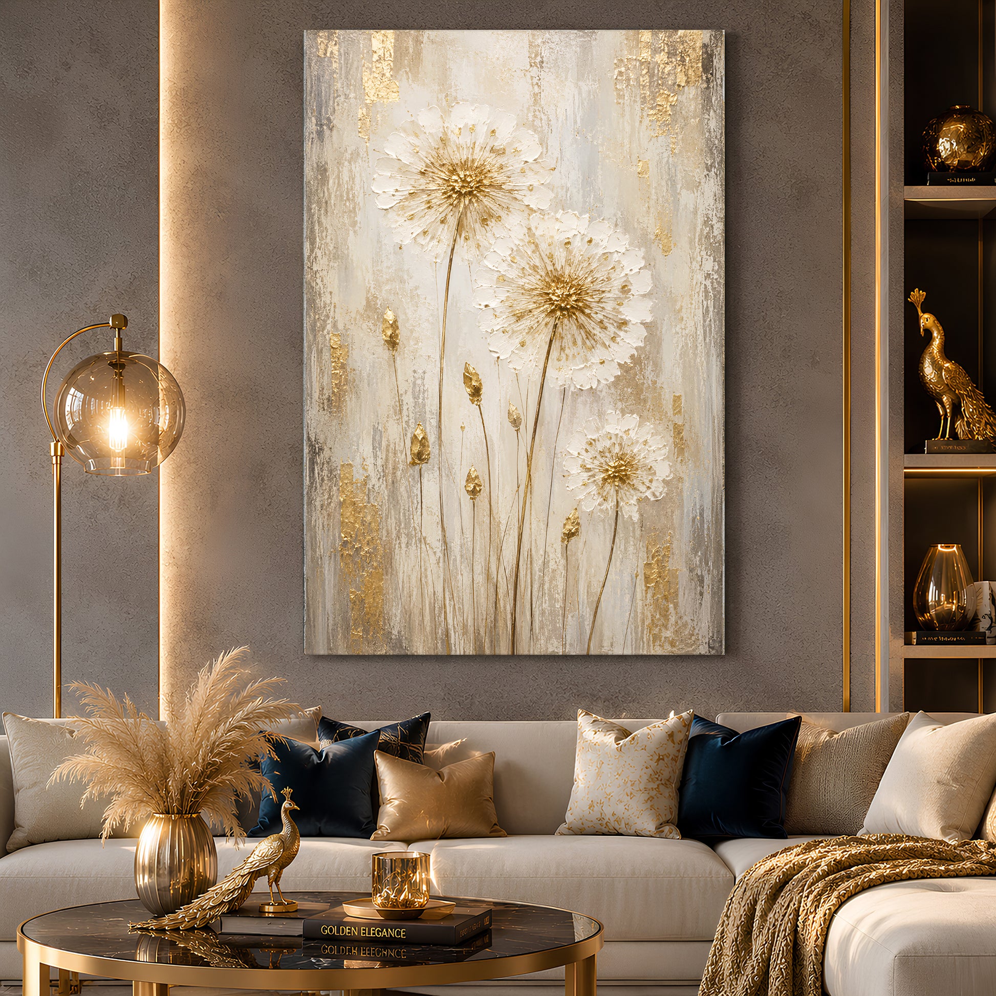 Elegant Golden Dandelions