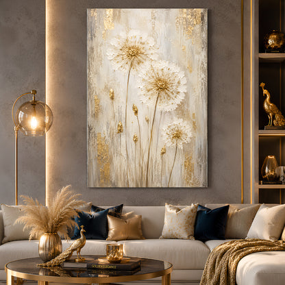 Elegant Golden Dandelions