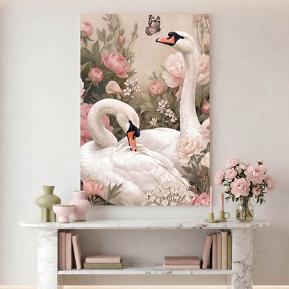 Elegant Swan Duo