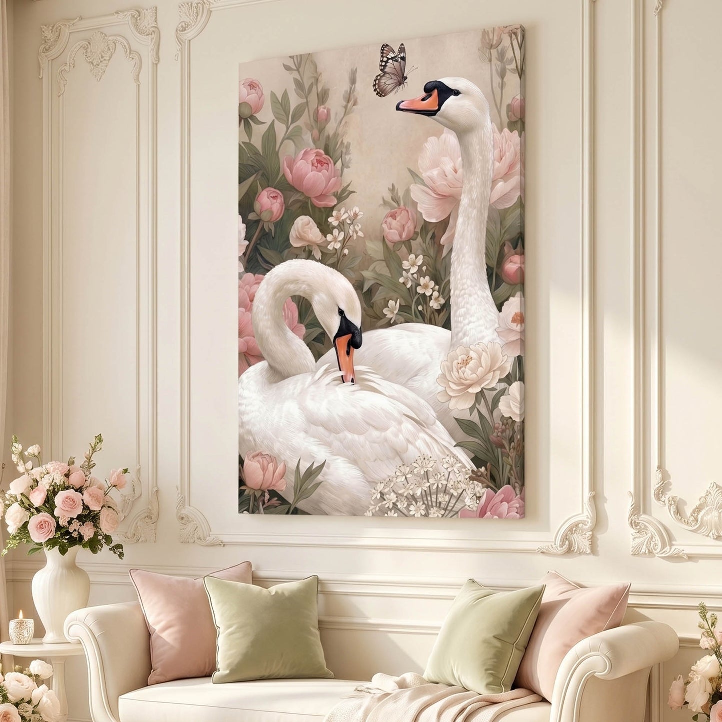 Elegant Swan Duo