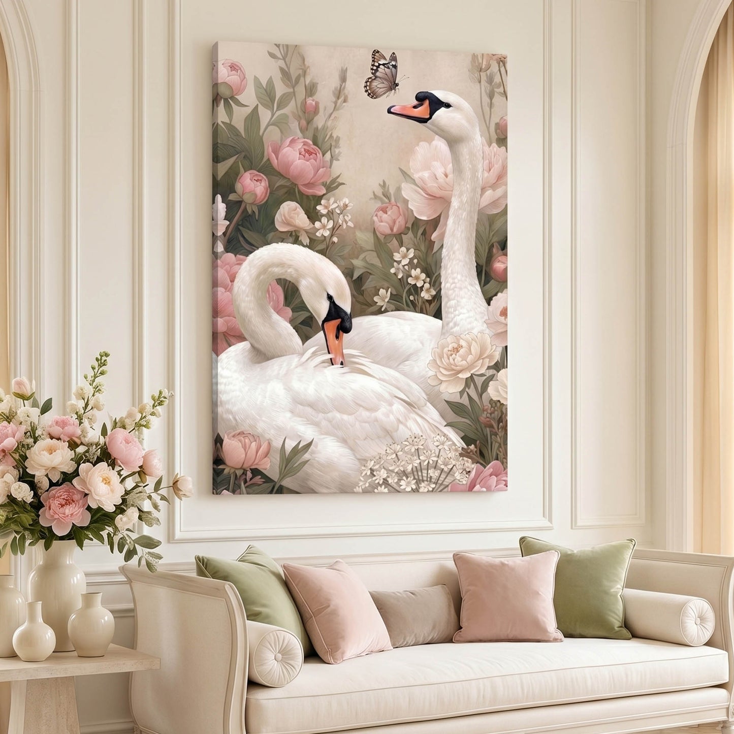 Elegant Swan Duo