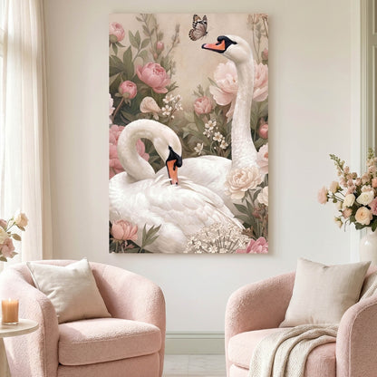 Elegant Swan Duo
