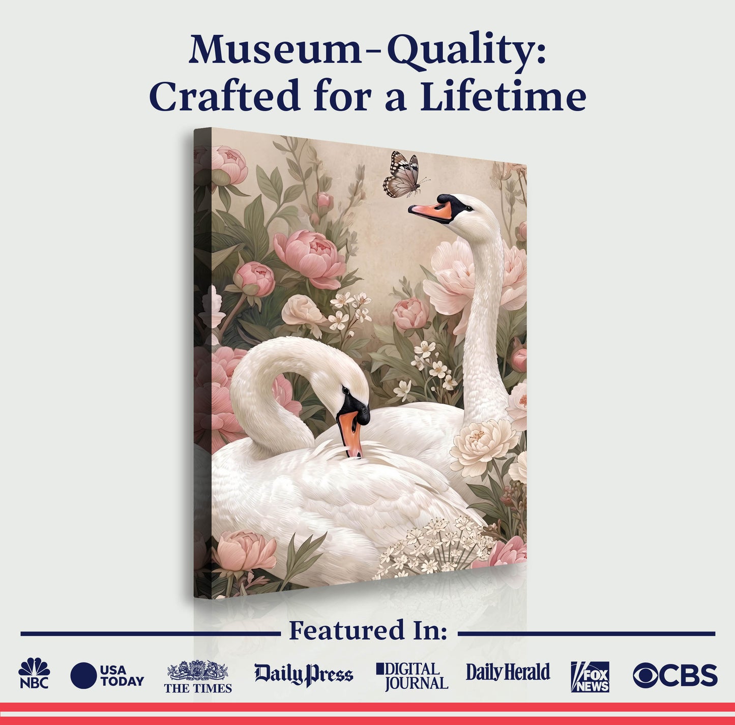 Elegant Swan Duo