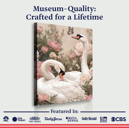 Elegant Swan Duo