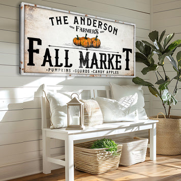 Farmers Fall Market Sign