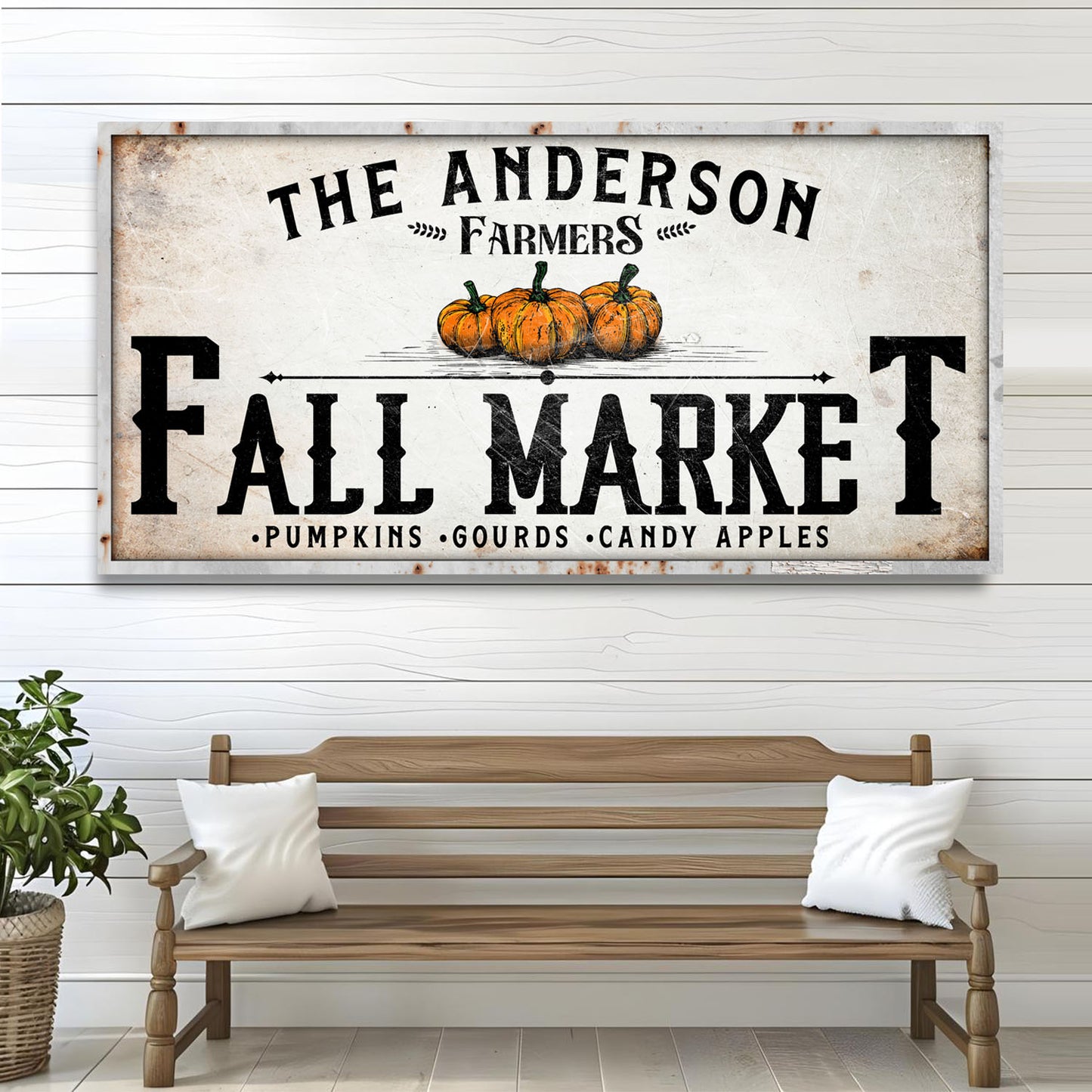 Farmers Fall Market Sign