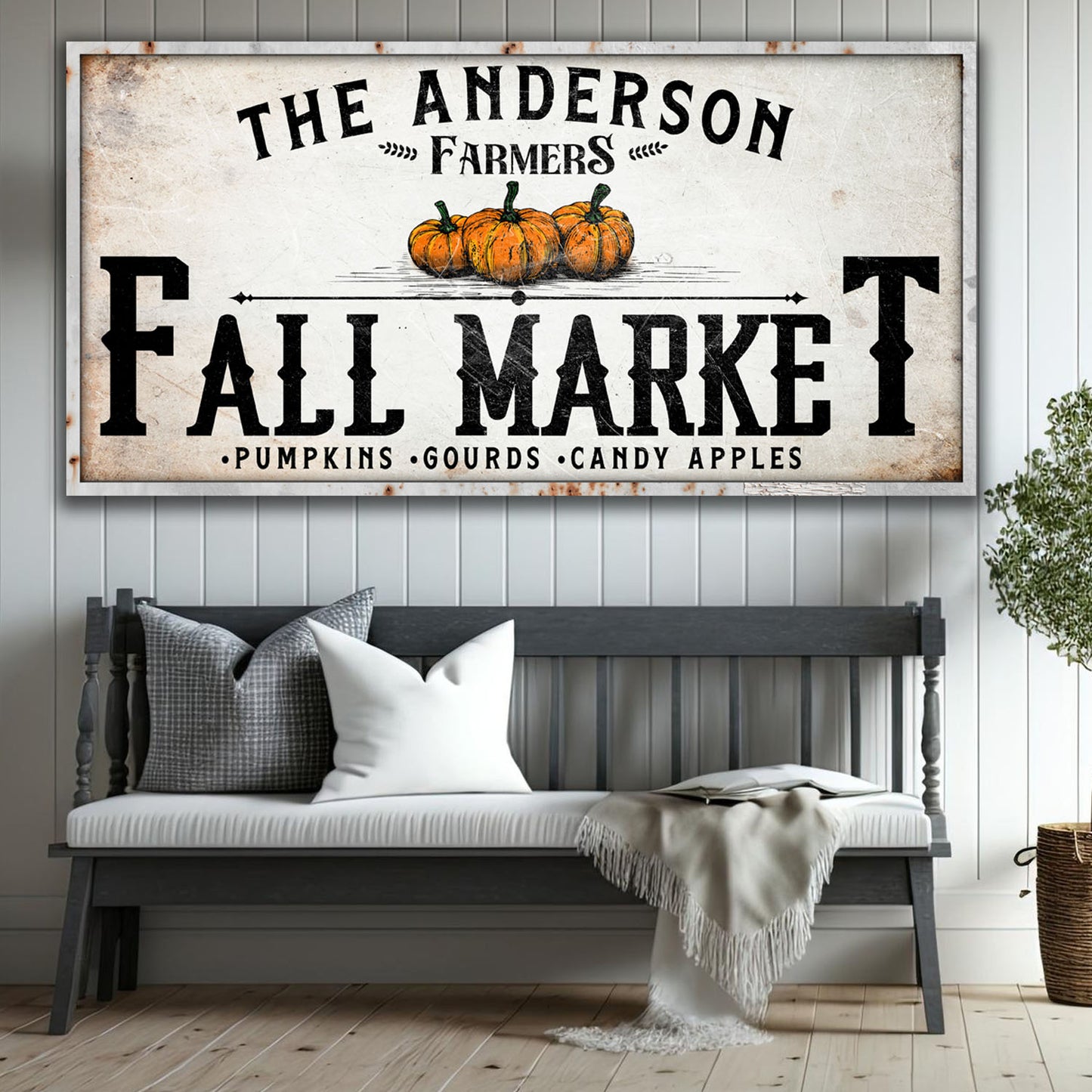 Farmers Fall Market Sign