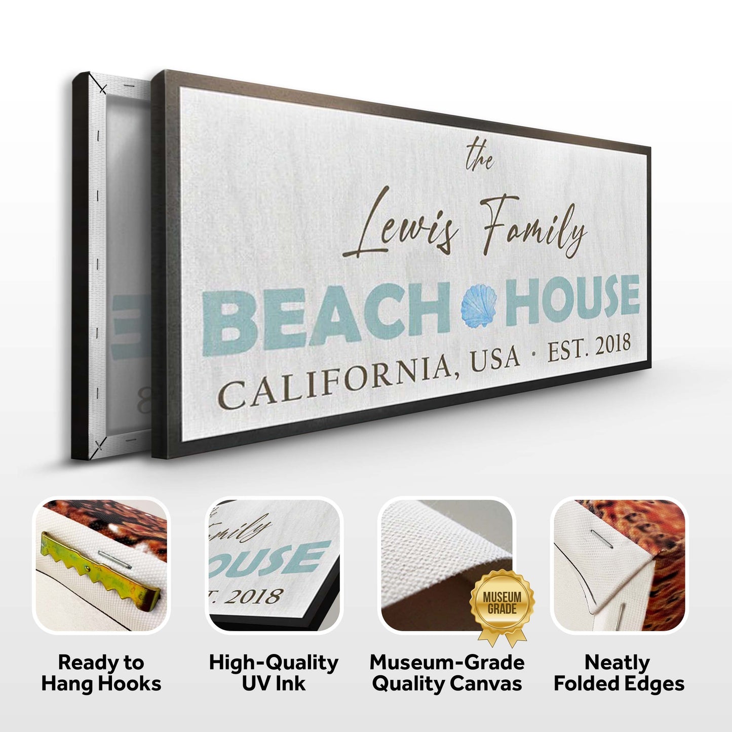 Beach House Sign (Free Shipping)