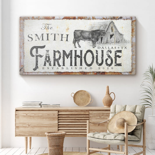 Rustic Farmhouse Sign - Image by Tailored Canvases