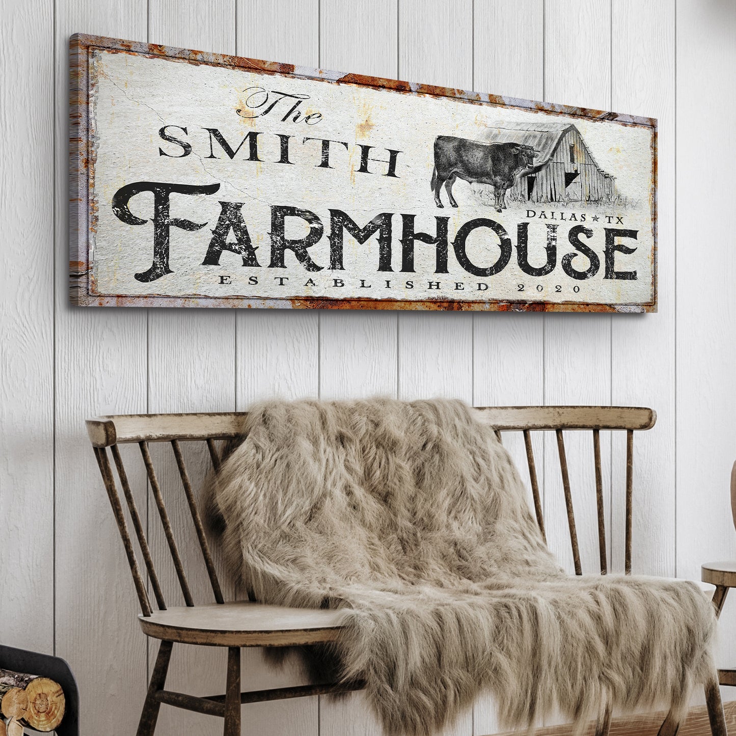 Rustic Farmhouse Sign XIV