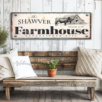 Rustic Farmhouse Sign XV