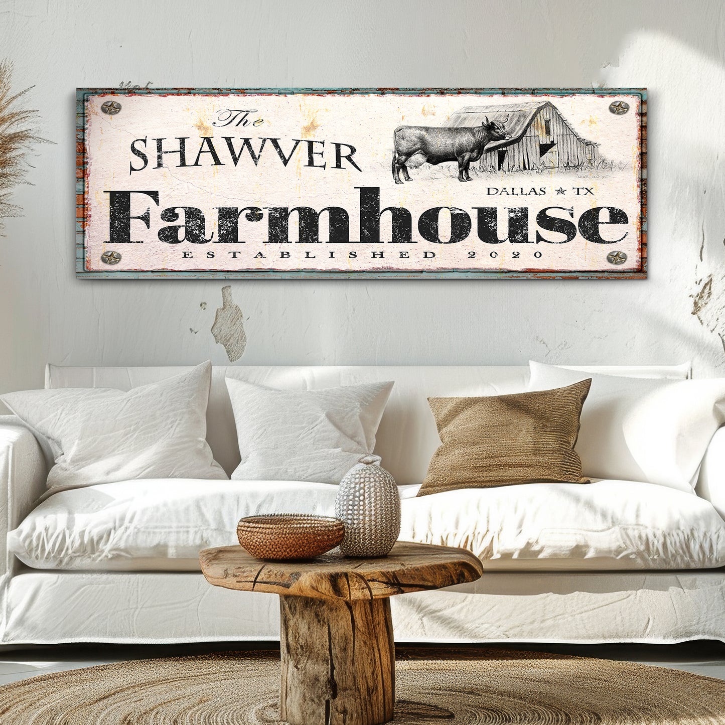 Rustic Farmhouse Sign XV