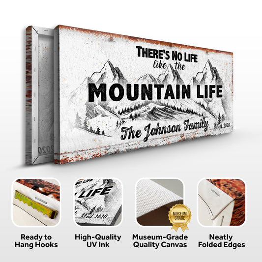 Family Mountain Life Sign