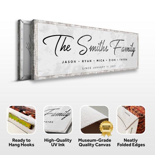 Family Sign IX - Image by Tailored Canvases