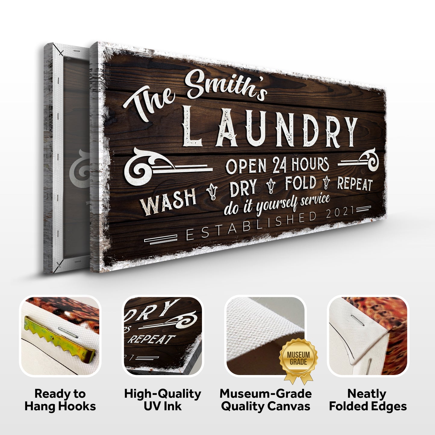 Personalized Laundry Room Sign III