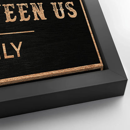 Save 33% When You Add A 12x36 Frame To Your Family Blessing: Bless the Food Sign Canvas Now